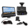 Dashcam Voiture Triple Objectif 1080P HD avec G-Sensor - DVR